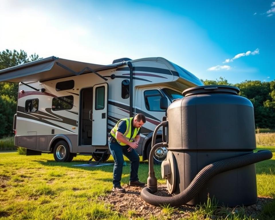 Toy Hauler RV Black Tank Challenges in Acton