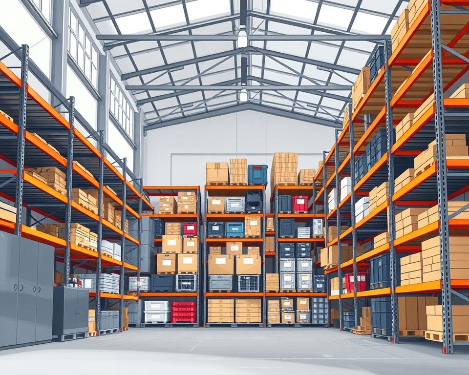 High Rise Pallet Racking For Vertical Storage