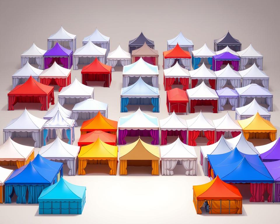 Dynamic Event Stages With Tent Combinations